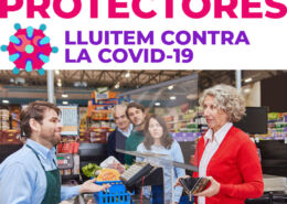 mampares protectores anticontagi per mostradors de comerços