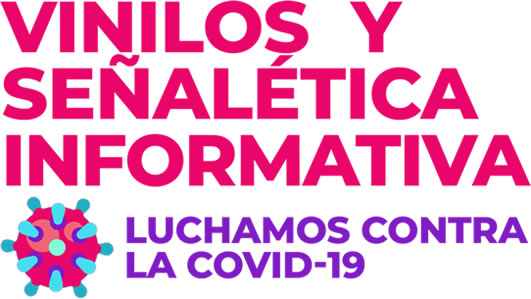 Vinilos y señalización informativa coronavirus en 