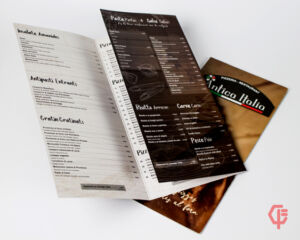 Cartas, menús y manteles individuales